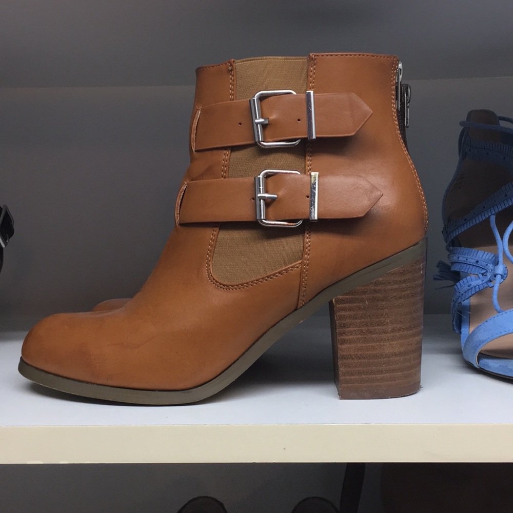 Brown booties